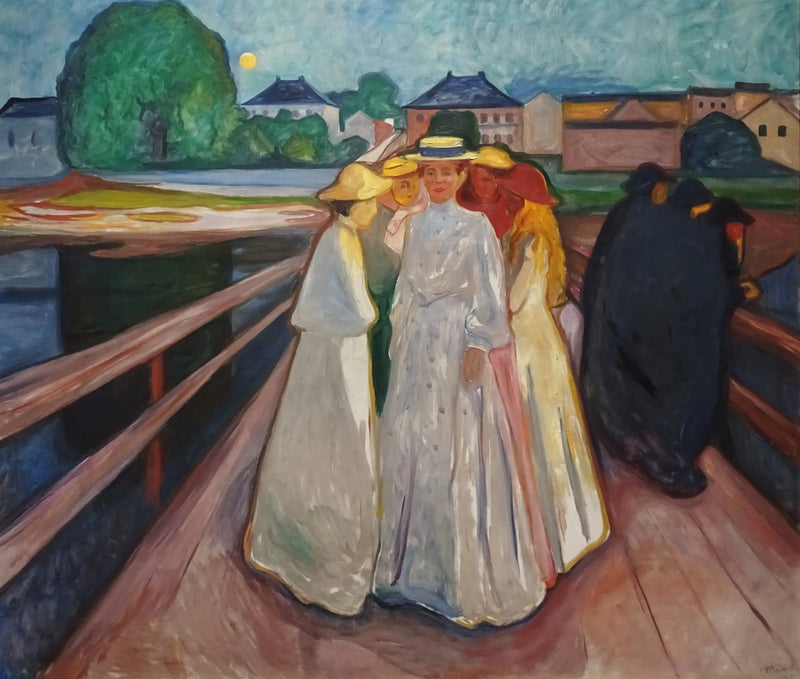Kvinnorna på bron - Edvard Munch