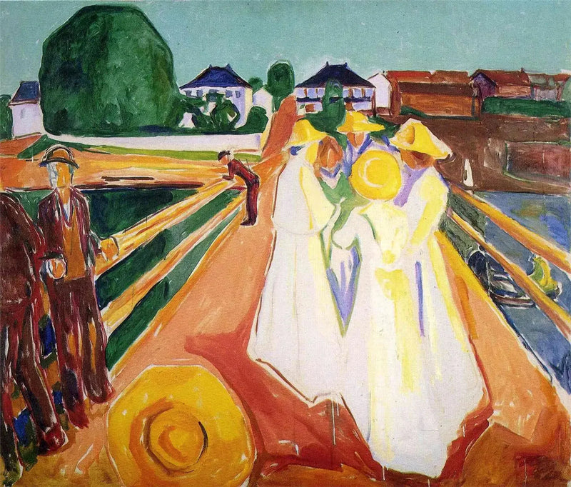 Kvinnorna på bron - Edvard Munch