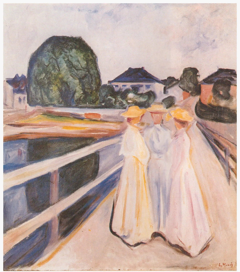 Kvinnorna på bron - Edvard Munch