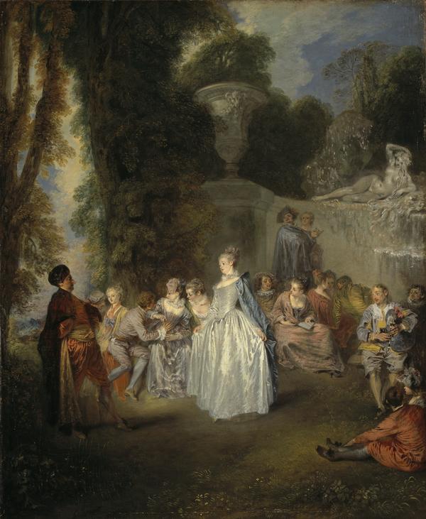 Venetianska festligheter - Antoine Watteau