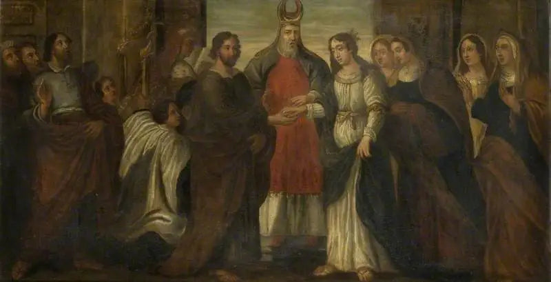 Marie och Josafs förlovning - Peter Paul Rubens