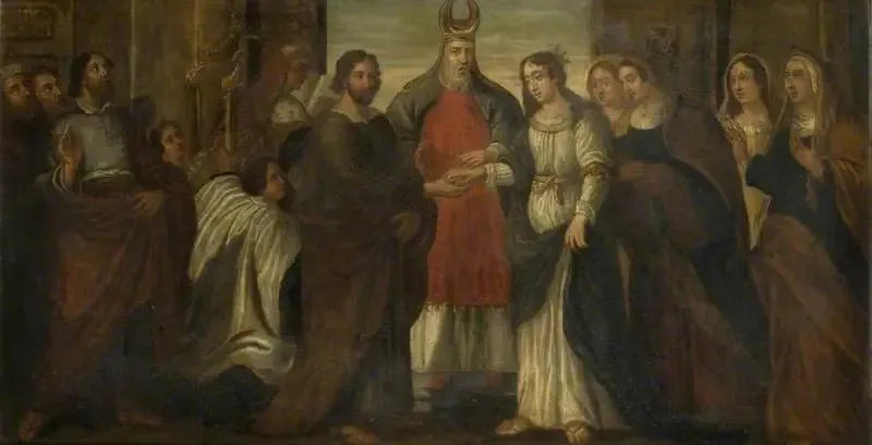Marie och Josafs förlovning - Peter Paul Rubens