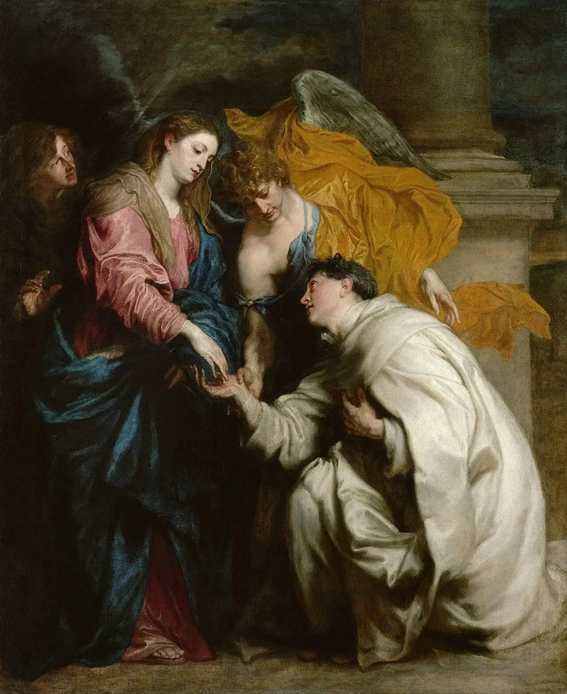 Den mystiska förlovningen av den salige Josef Hermann med Jungfru Maria - Antoine van Dyck
