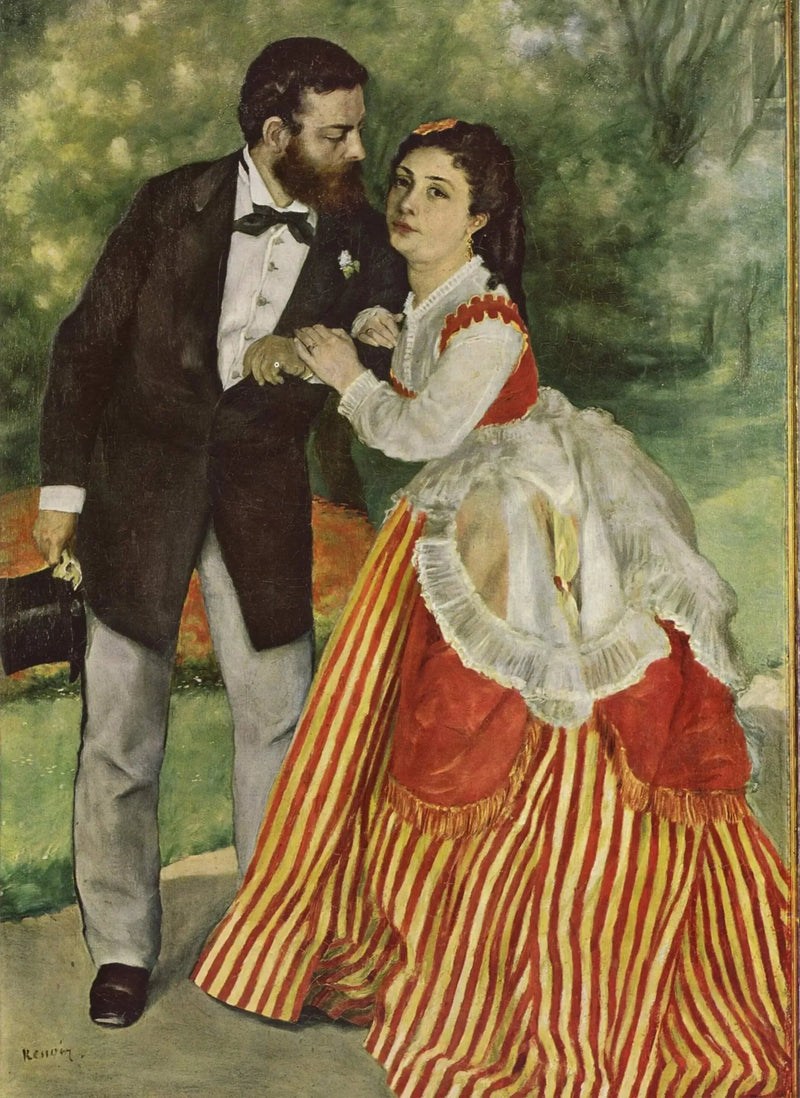 Förlovade - Familjen Sisley - Pierre-Auguste Renoir
