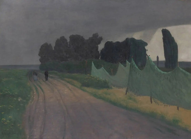 Fisknät, Honfleur - Félix Vallotton