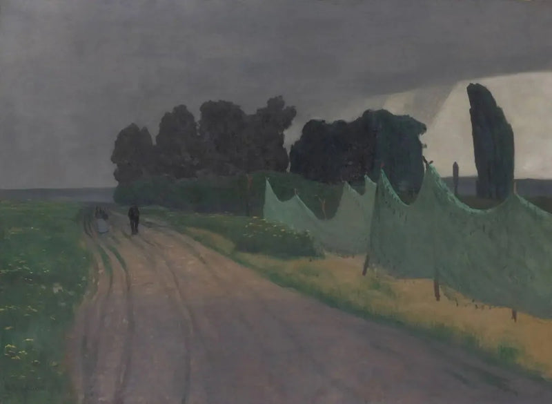 Fisknät, Honfleur - Félix Vallotton
