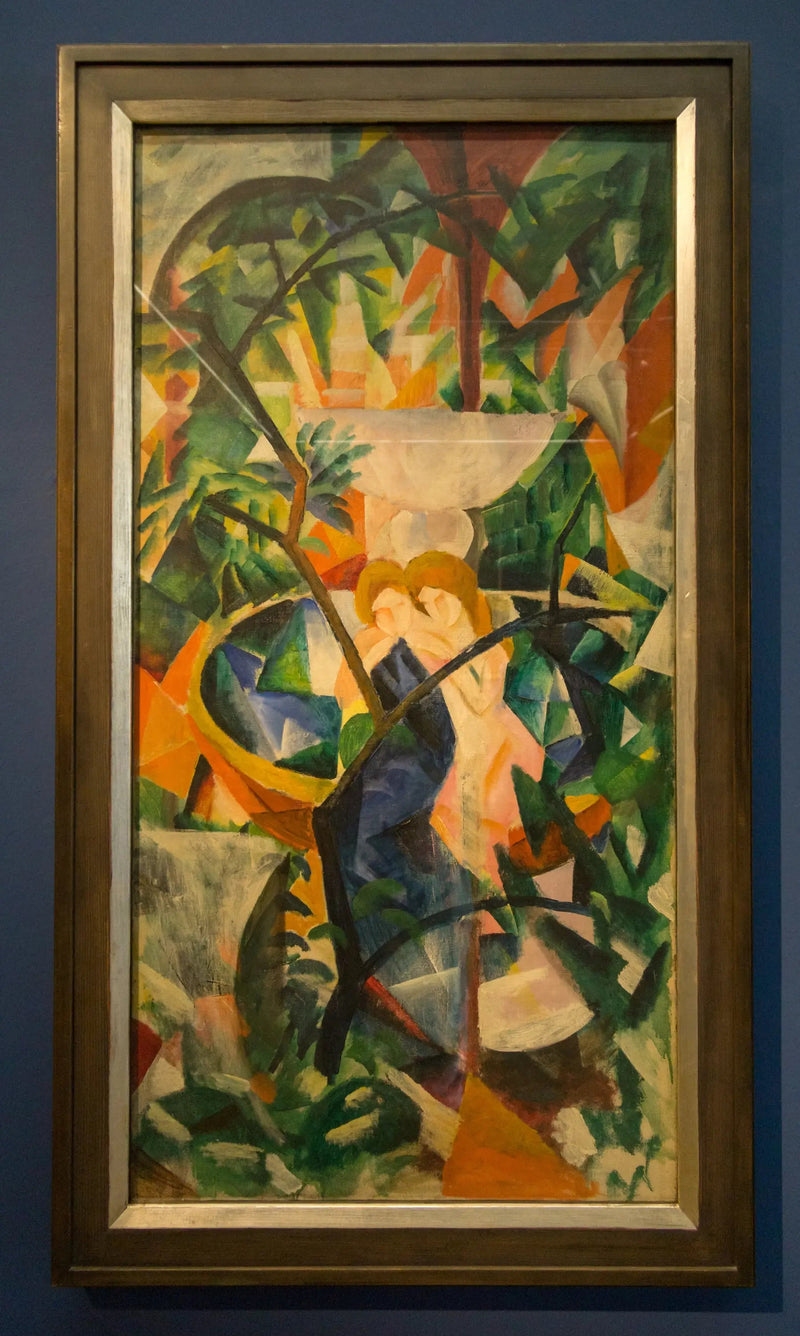 Flickorna vid fontänen - August Macke
