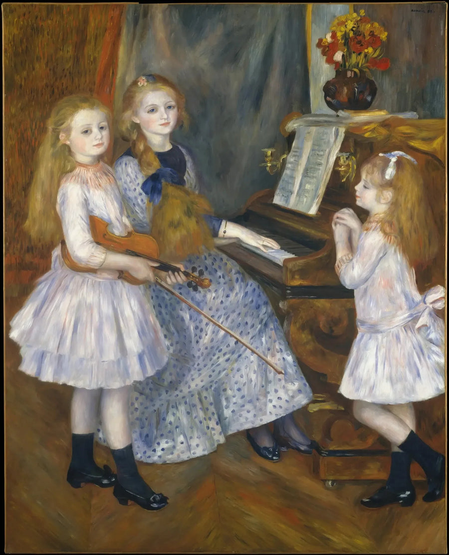 Catulle Mendès döttrar - Pierre-Auguste Renoir