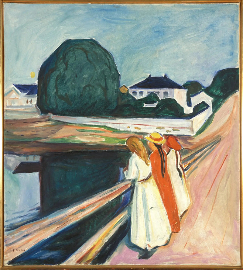 Flickorna på bron - Edvard Munch