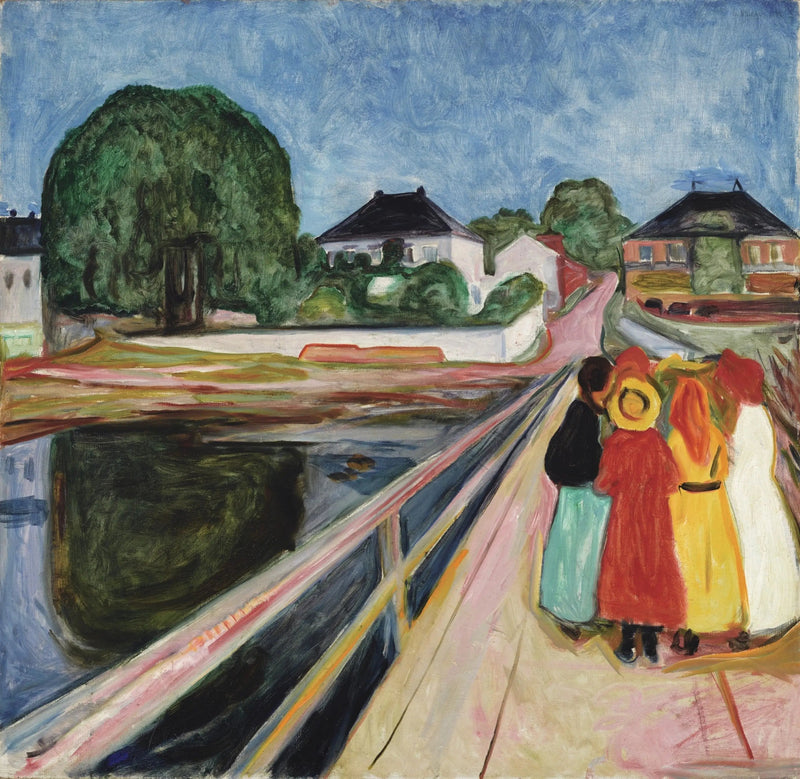 Flickorna på bron - Edvard Munch