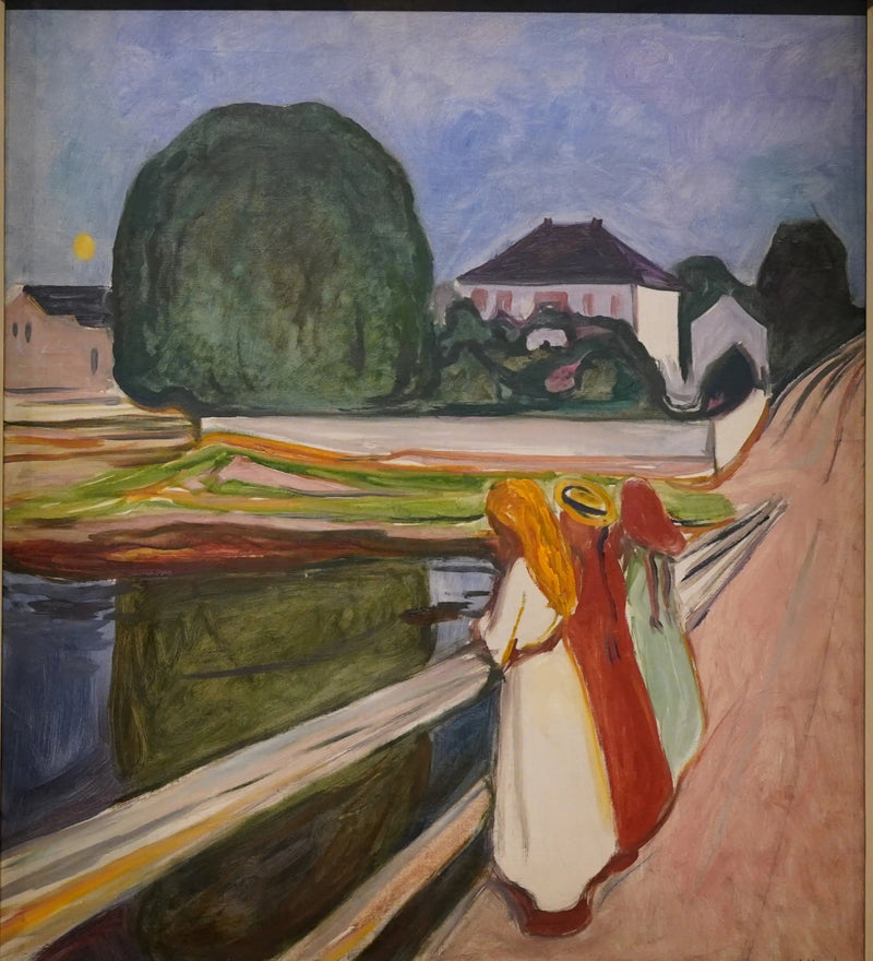 Flickorna på bron - Edvard Munch