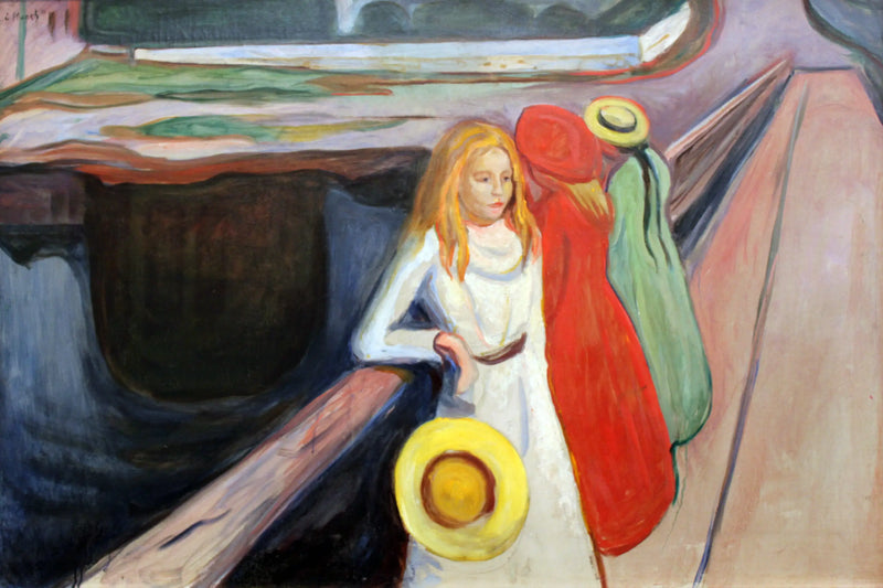 Flickorna på bron - Edvard Munch