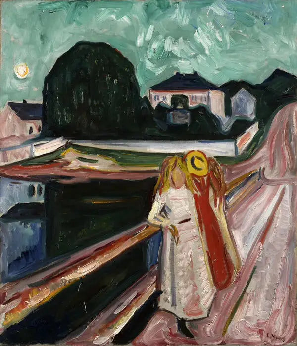 Flickorna på bron - Edvard Munch