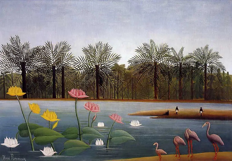 Flamingos - Henri Rousseau