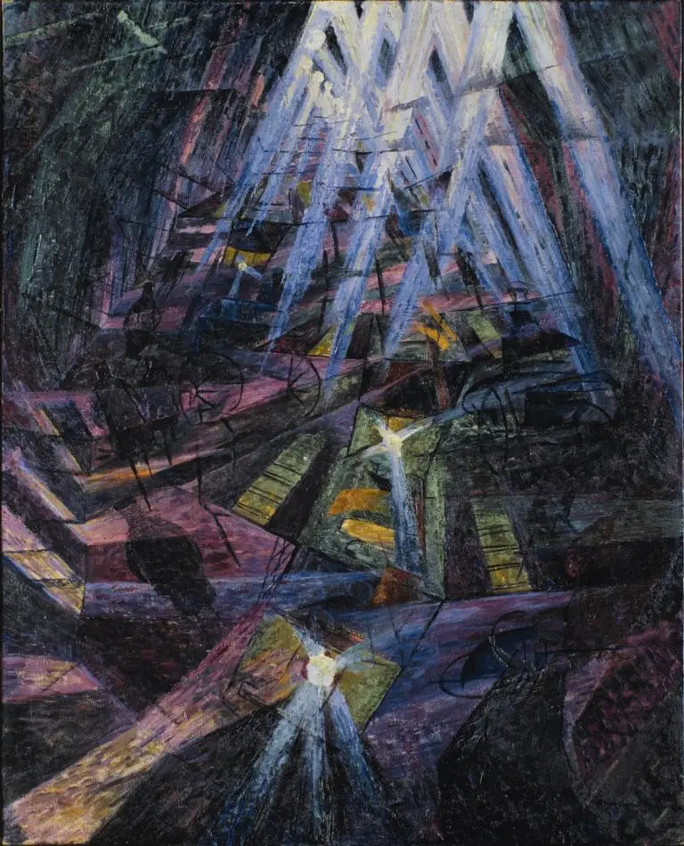 Kraften i en gata - Umberto Boccioni