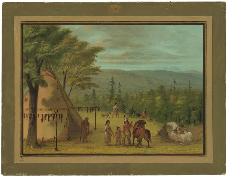 Cheyenne-bröderna börjar sin höstjakt - George Catlin
