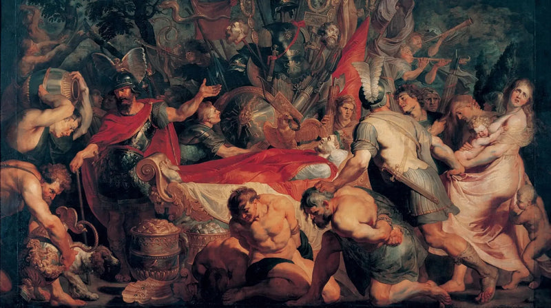 Decius Mus:s begravning - Peter Paul Rubens