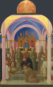 Saint Franciscus begrafningen - Stefano di Giovanni (Sassetta)