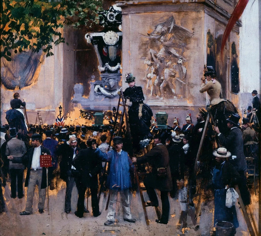 Victor Hugos begravning, Etoile-torget (1 juni 1885) - Jean Béraud
