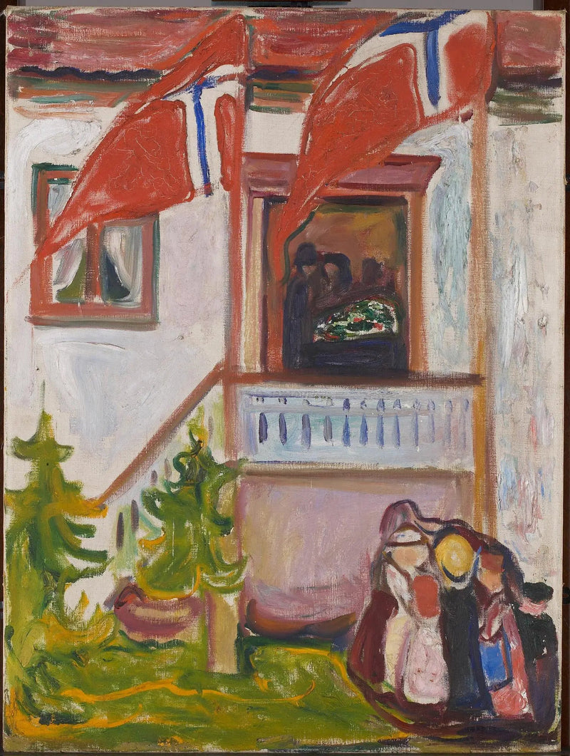 Begravningen - Edvard Munch