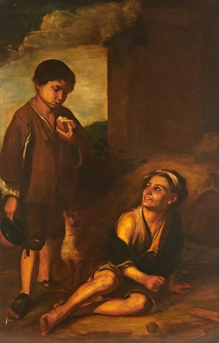 Böjda pojkar - Bartolomé Esteban Murillo