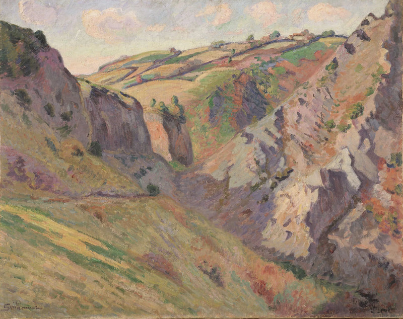 Prunal-grottorna nära Pontgibaud (Auvergne) - Armand Guillaumin