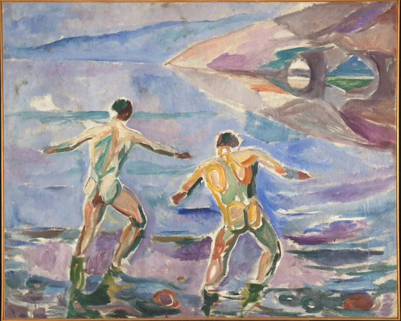 Män som badar - Edvard Munch