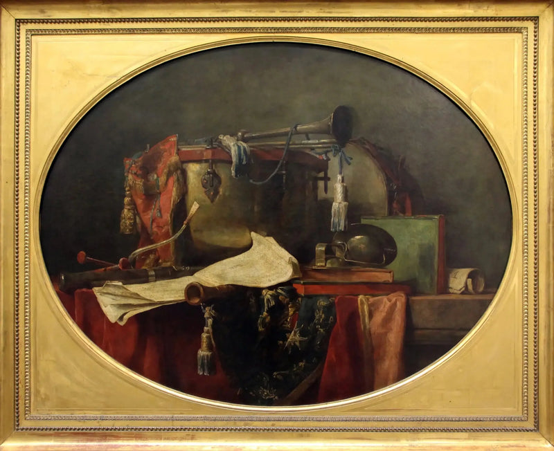De militära musikinstrumenten - Jean Simeón Chardin