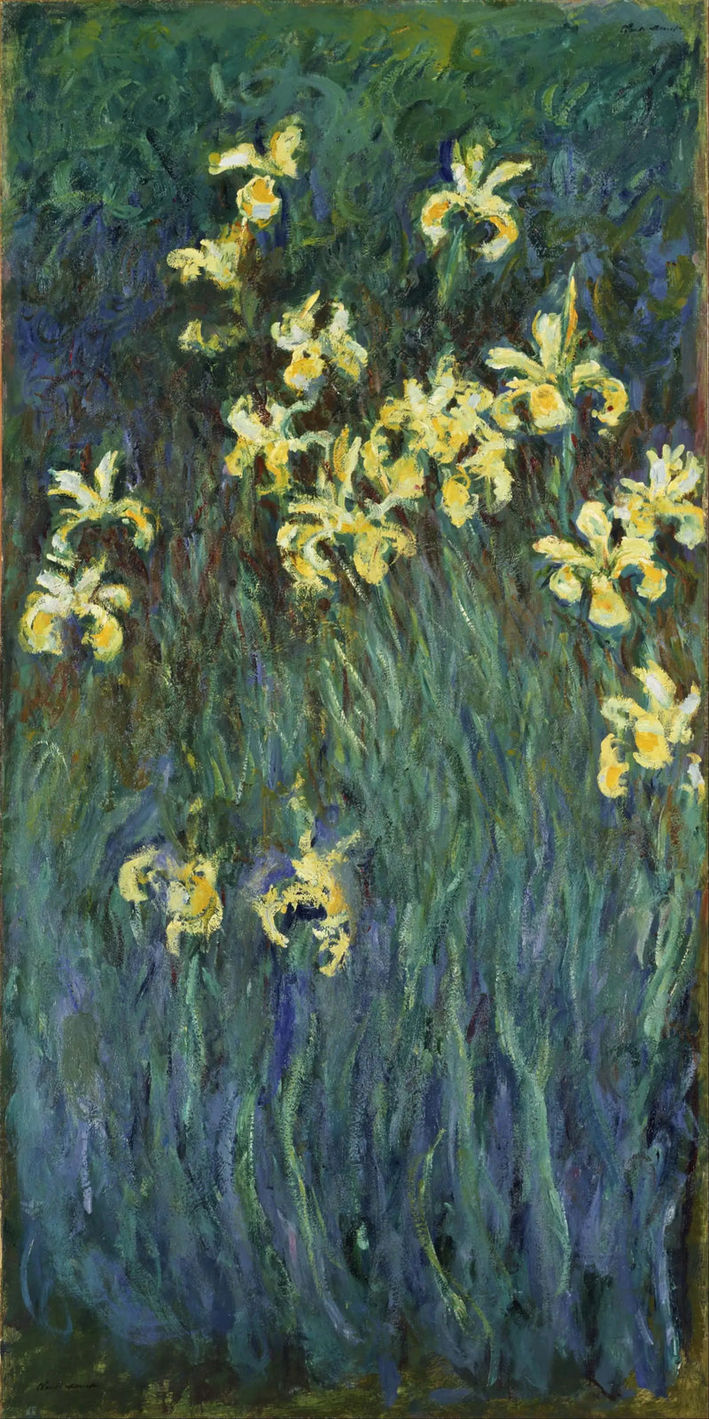De gula iriserna - Claude Monet