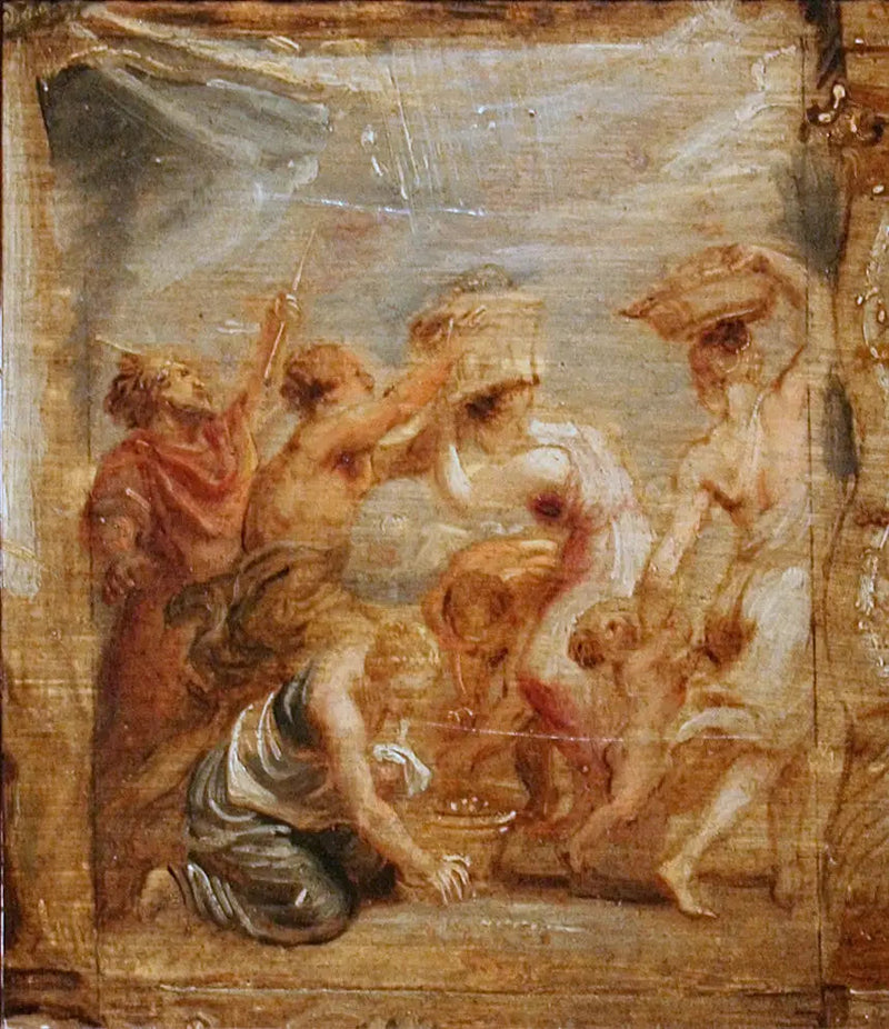 Israeler som samlar manna - Peter Paul Rubens