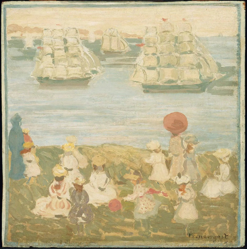 De vackra skeppen - Maurice Prendergast