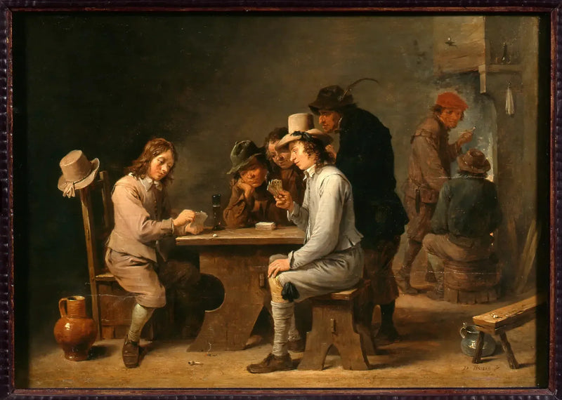 Kortspelare - David Teniers den yngre
