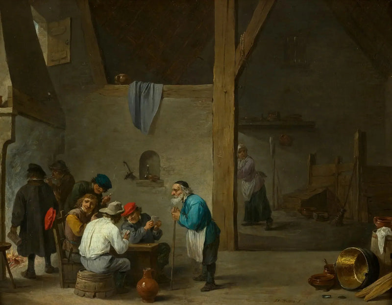Kortspelare - David Teniers den Yngre
