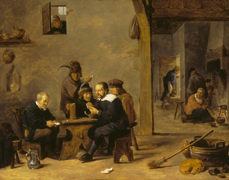 Kortspelare - David Teniers den Yngre