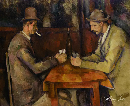 Les Joueurs de cartes - Paul Cézanne - Reproductions de tableaux et peintures haut de gamme