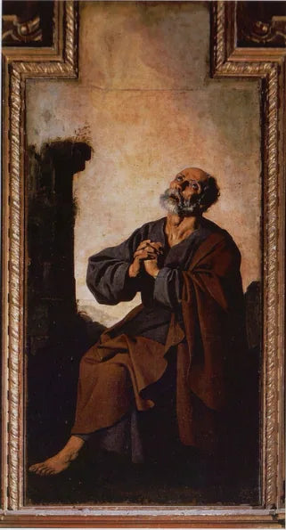 Saint Peters tårar - Francisco de Zurbarán