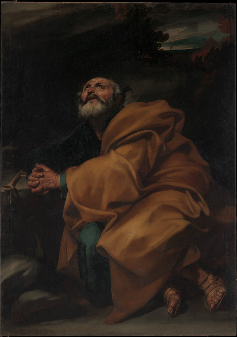 Saint Peters tårar - Jusepe de Ribera