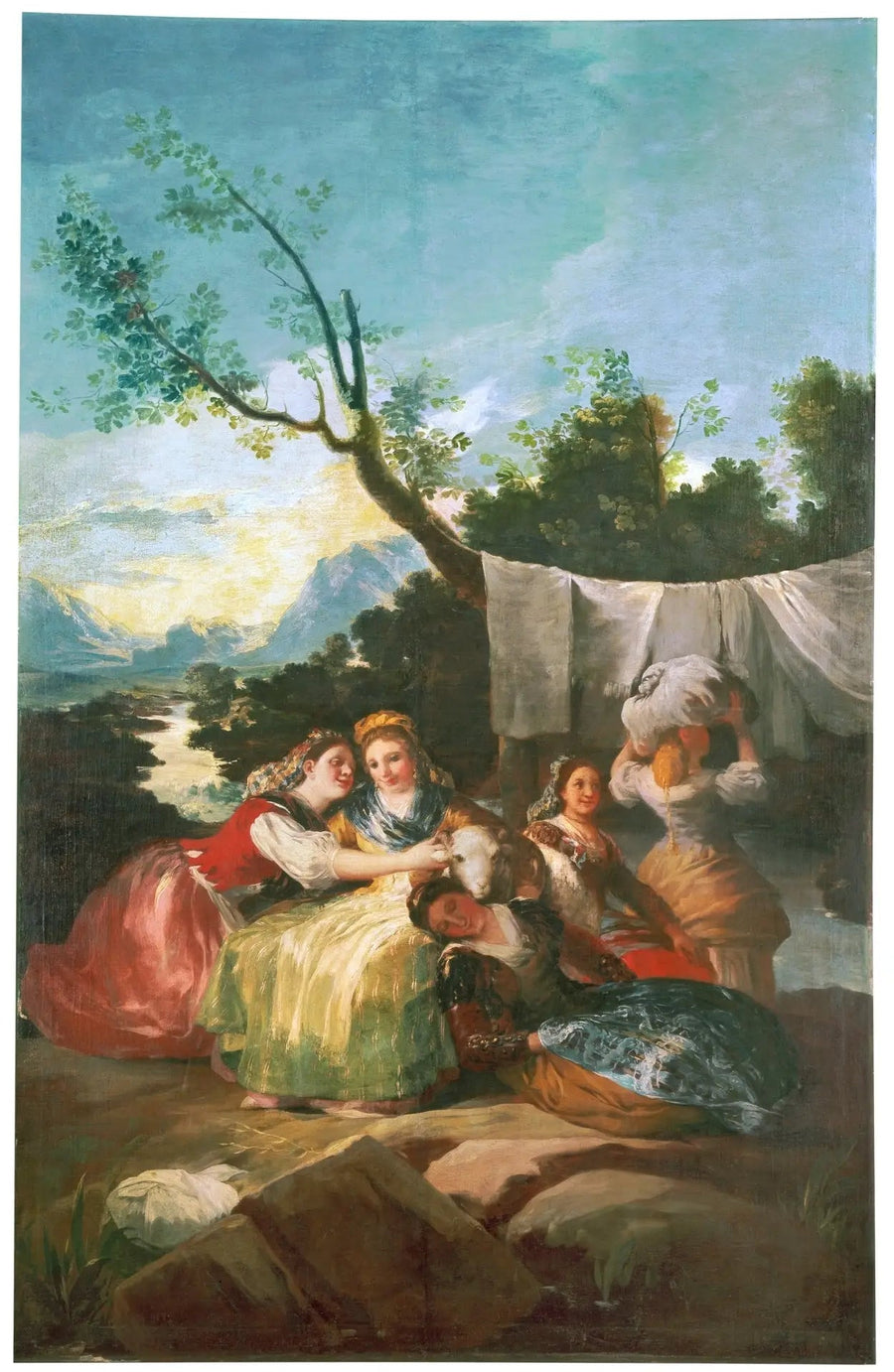 Tvätterskorna - Francisco de Goya