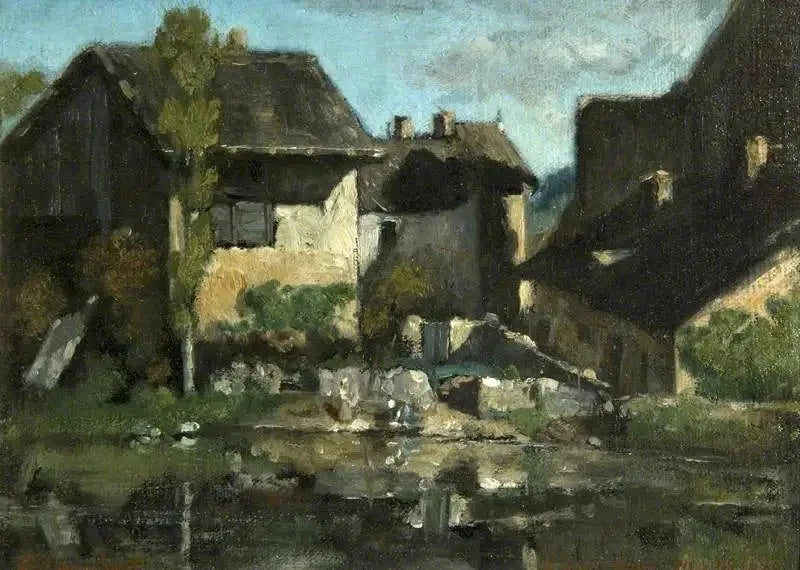 Tvättarna - Gustave Courbet