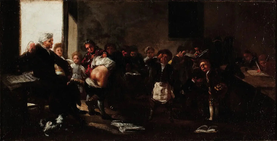 Lektionerna går in i blodet - Francisco de Goya