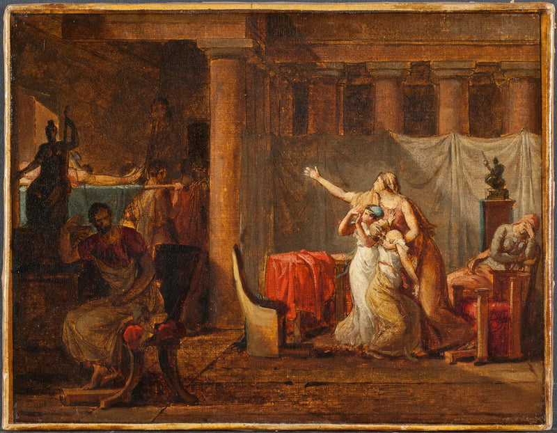 Licenserna återför Brutus kropparna av sina söner - Jacques-Louis David