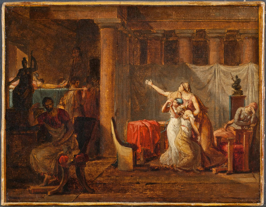 Licenserna återför Brutus kropparna av sina söner - Jacques-Louis David