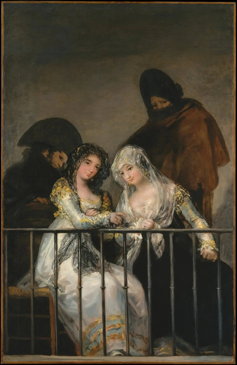Majaerna på balkongen - Francisco de Goya