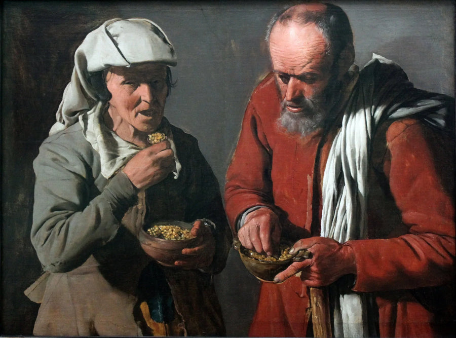 Ätarna av ärtor - Georges de La Tour