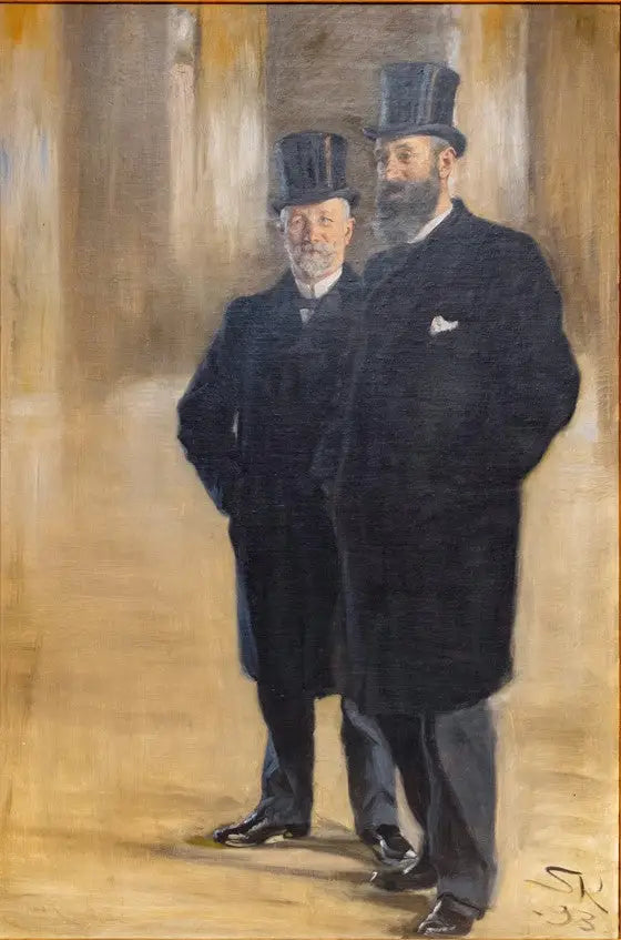 Handlare Th. Wessel och Emil Vett - Peder Severin Krøyer