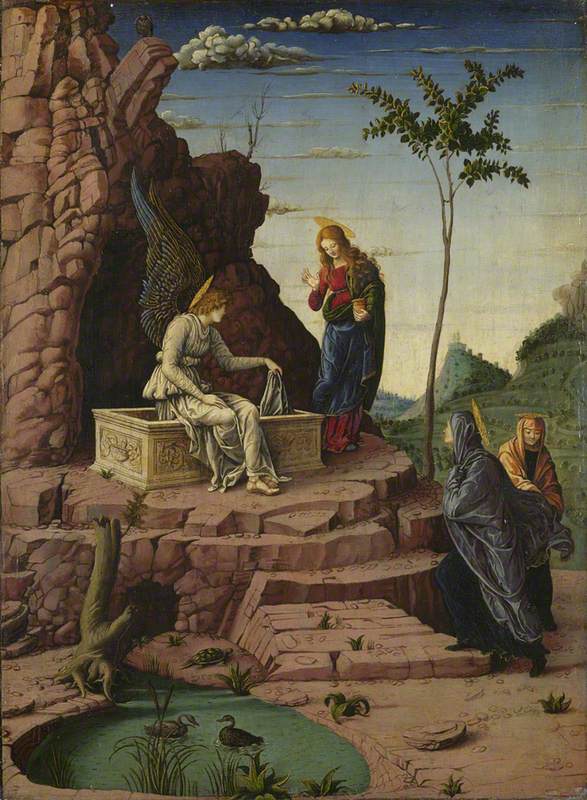 Marias vid Gravkammaren - Andrea Mantegna