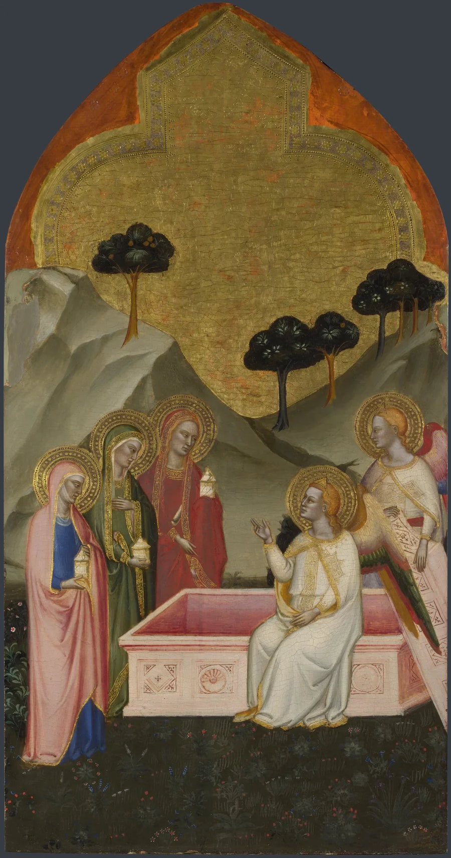 Maria vid tomtens grav - Jacopo di Cione