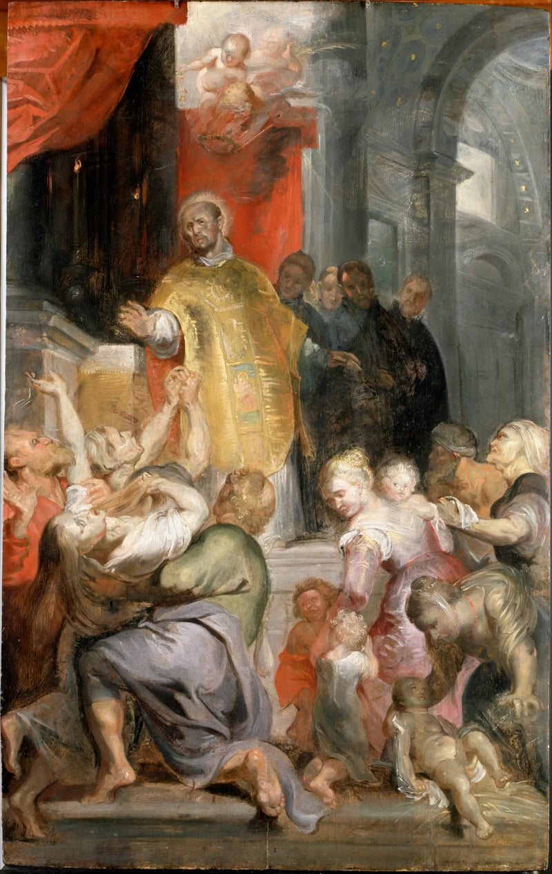 Miraklen av Sankta Ignatius av Loyola - Peter Paul Rubens