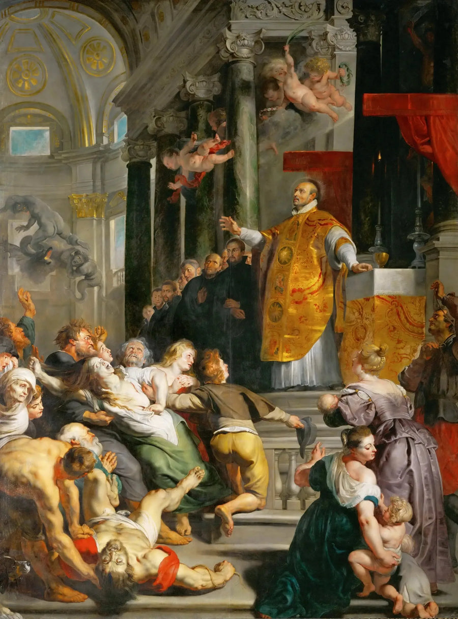 Miraklerna av helige Ignatius av Loyola - Peter Paul Rubens