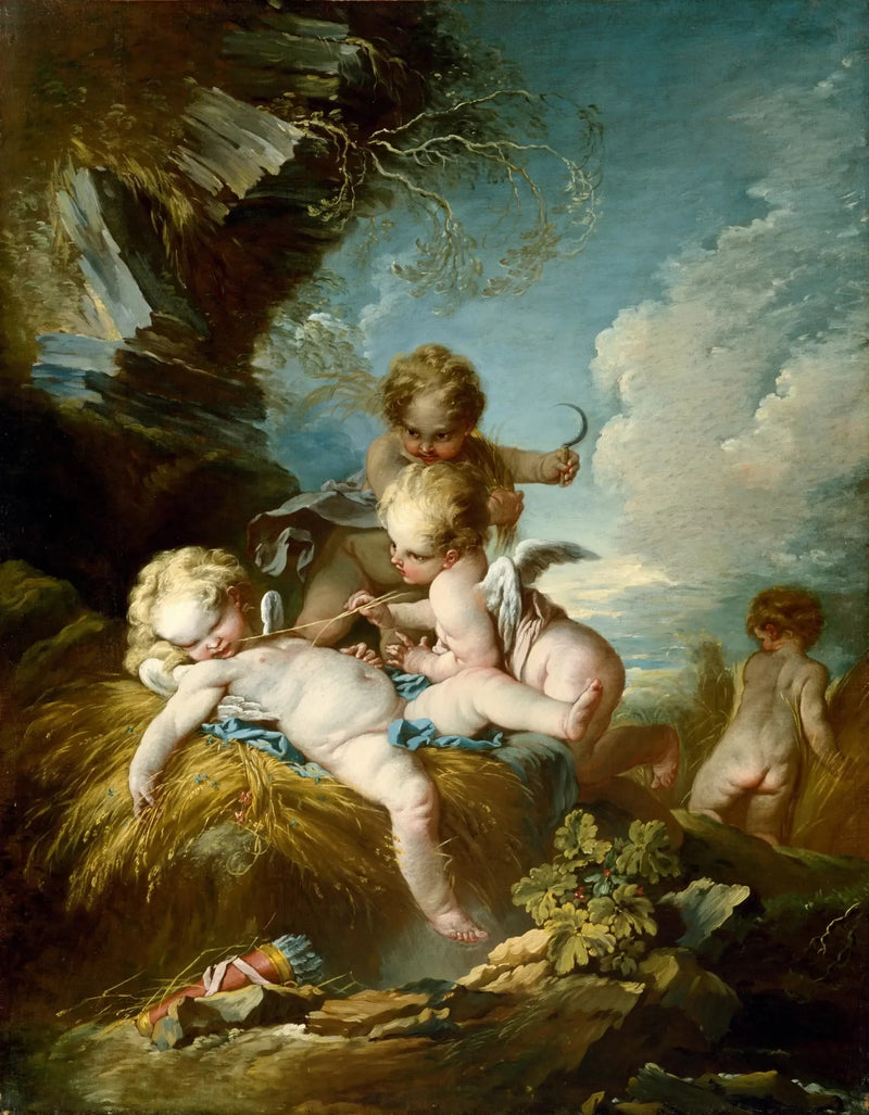Skördearbetare av keruber - François Boucher